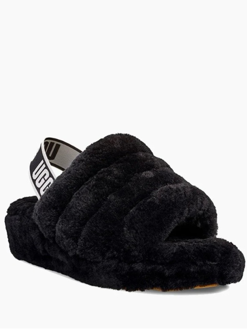 UGG Fluff Yeah Slide in Black